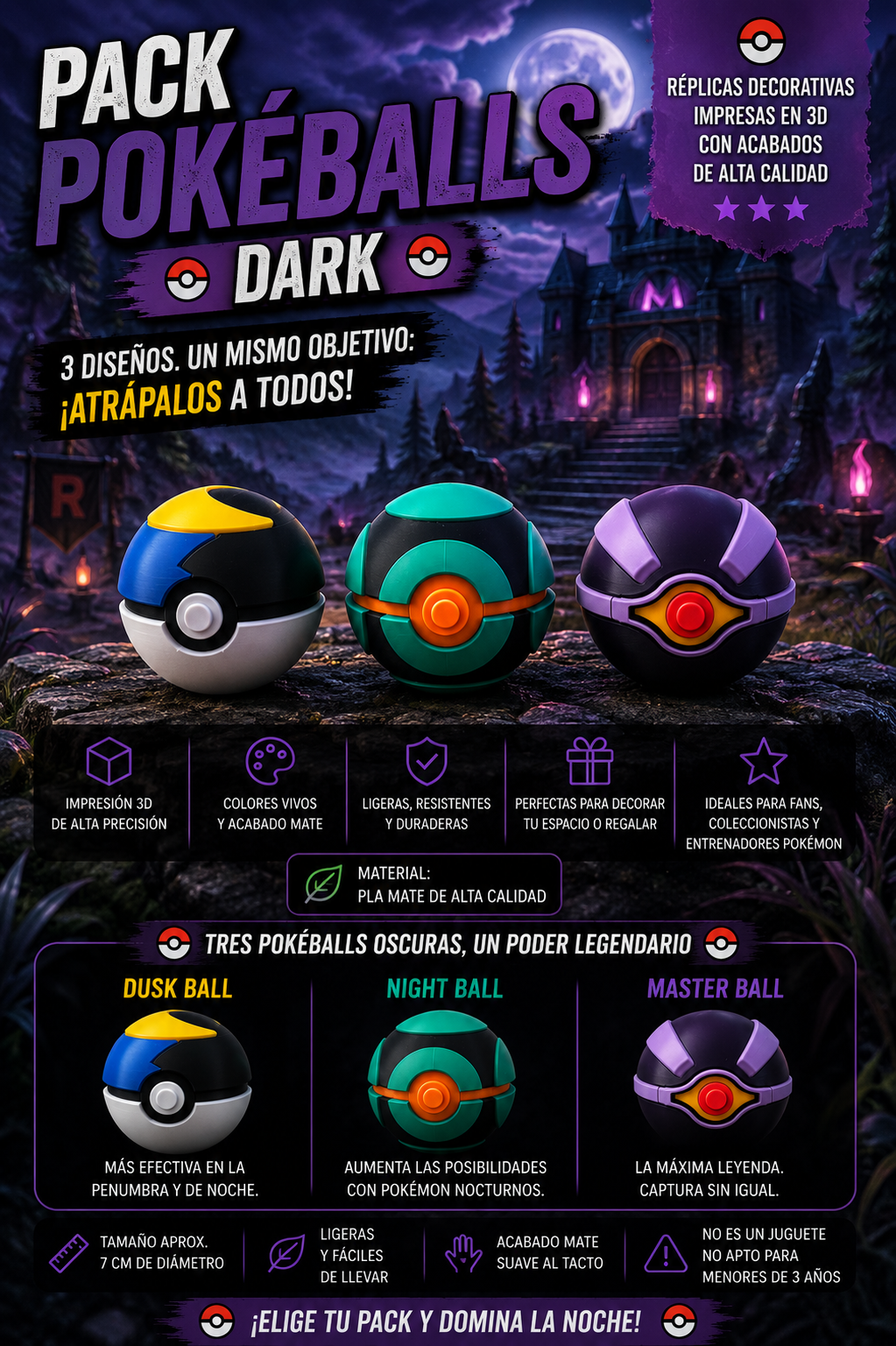 PACK BALLS DARK