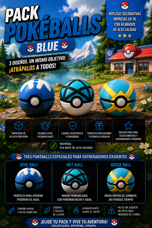 Pack BALLS BLUE